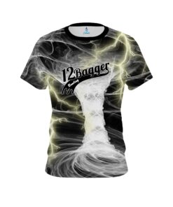 12Bagger Electrical Tornado White CoolWick Bowling Jersey