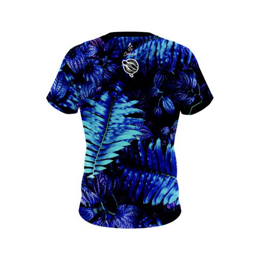 12Bagger Neon Palm Leaves CoolWick Bowling Jersey - Image 2