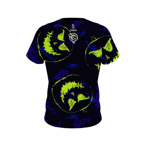 12Bagger Bowling Sketchy Jack O' Lantern Coolwick Jersey - Image 2