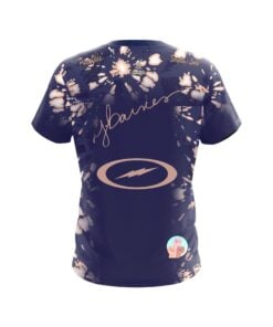 Alternative view of Josie Barnes Purple Tie Dye Replica CoolWick Bowling Jersey