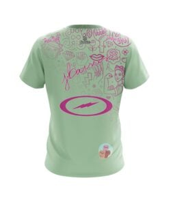 Alternative view of Josie Barnes Hot Pink Patel Replica CoolWick Bowling Jersey