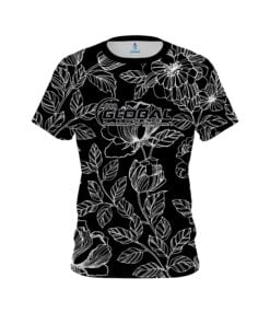 900 Global Inverted Flower Tattoo CoolWick Bowling Jersey