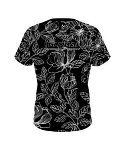 Alternative view of 900 Global Inverted Flower Tattoo CoolWick Bowling Jersey