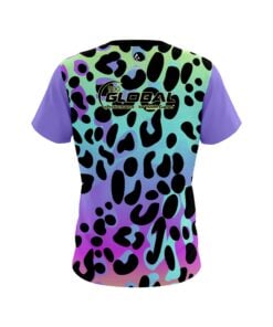 Alternative view of 900 Global Neon Frank Leopard CoolWick Bowling Jersey