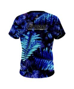 Alternative view of 900 Global Neon Palm Leaves CoolWick Bowling Jersey