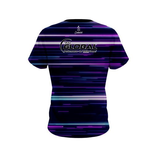 900 Global Neon Light Speed CoolWick Bowling Jersey - Image 2