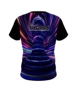 Alternative view of 900 Global Neon Tornado CoolWick Bowling Jersey