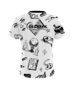 Alternative view of 900 Global White Witches CoolWick Bowling Jersey
