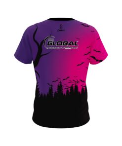 Alternative view of 900 Global Batty Sunset CoolWick Bowling Jersey