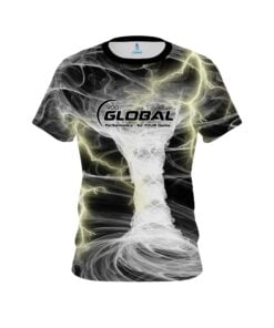 900 Global Electrical Tornado White CoolWick Bowling Jersey