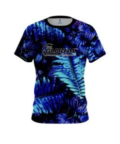 900 Global Neon Palm Leaves CoolWick Bowling Jersey