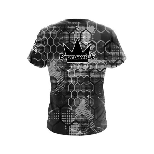 Brunswick Blackout Honeycomb CoolWick Bowling Jersey - Image 2