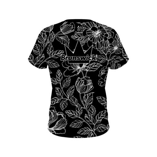 Brunswick Inverted Flower Tattoo CoolWick Bowling Jersey - Image 2