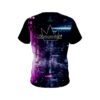 Brunswick Futuristic Neon Waves CoolWick Bowling Jersey - Image 2