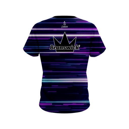 Brunswick Neon Light Speed CoolWick Bowling Jersey - Image 2