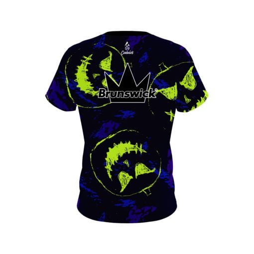 Brunswick Sketchy Jack O' Lantern CoolWick Bowling Jersey - Image 2
