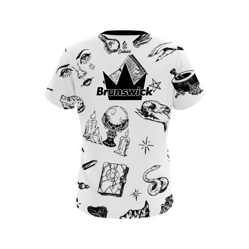 Brunswick White Witches CoolWick Bowling Jersey - Image 2