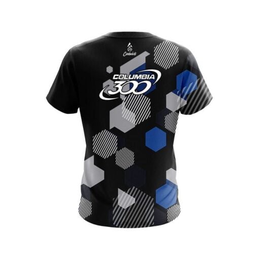 Columbia 300 Geometric Monochrome CoolWick Bowling Jersey - Image 2