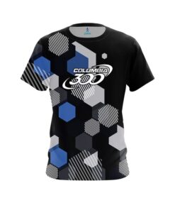 Columbia 300 Geometric Monochrome CoolWick Bowling Jersey