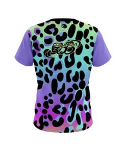 Alternative view of Columbia 300 Neon Frank Leopard CoolWick Bowling Jersey