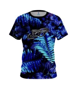 Columbia 300 Neon Palm Leaves CoolWick Bowling Jersey