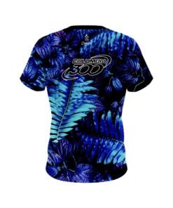 Alternative view of Columbia 300 Neon Palm Leaves CoolWick Bowling Jersey