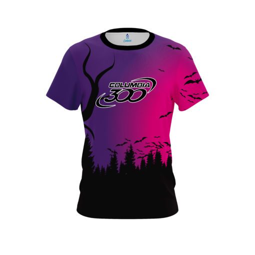 Columbia 300 Batty Sunset CoolWick Bowling Jersey