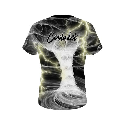 Signature Electrical Tornado White CoolWick Bowling Jersey - Image 2