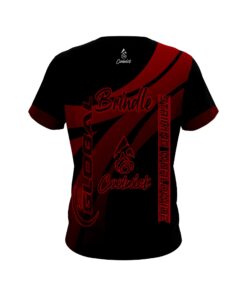 Alternative view of 900 Global Ben Brindle Wavy Red CoolWick Bowling Jersey