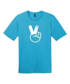 Verity Crawley CoolWick Peace Logo Bowling T-Shirt