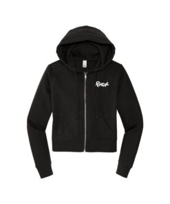 Radical Women's Crop Zip Up Bowling Hoodie
