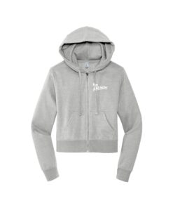 Track Women's Crop Zip Up Bowling Hoodie