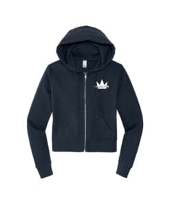 Brunswick Women's Crop Zip Up CoolWick Bowling Hoodie