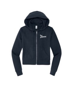 Track Women's Crop Zip Up CoolWick Bowling Hoodie