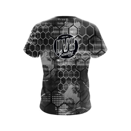 DV8 Blackout Honeycomb CoolWick Bowling Jersey - Image 2