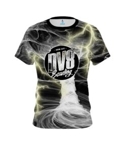 DV8 Electrical Tornado White CoolWick Bowling Jersey