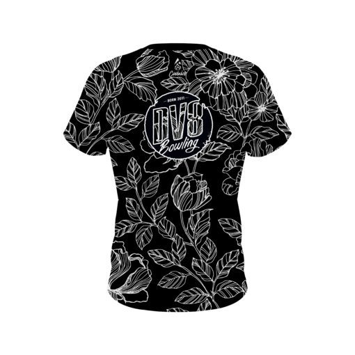 DV8 Inverted Flower Tattoo CoolWick Bowling Jersey - Image 2