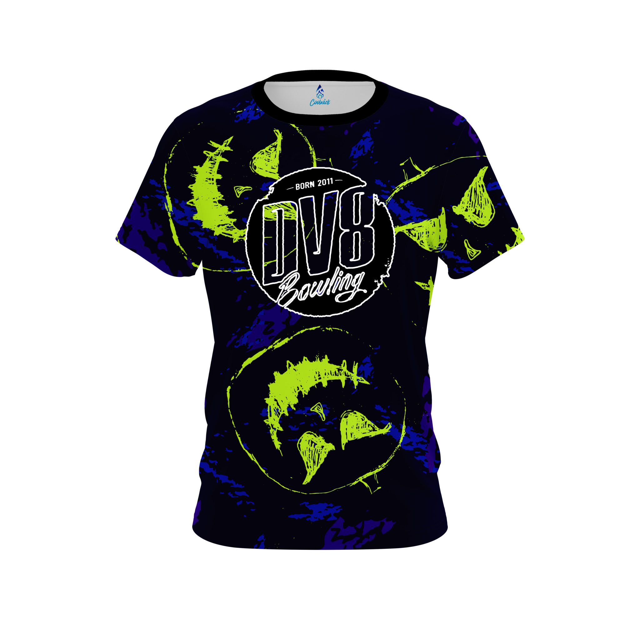 DV8 Sketchy Jack O' Lantern CoolWick Bowling Jersey