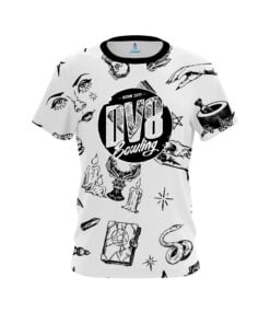 DV8 White Witches CoolWick Bowling Jersey