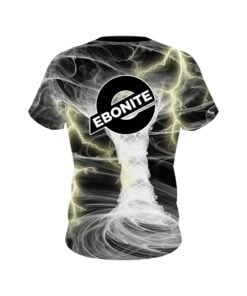 Alternative view of Ebonite Electrical Tornado White CoolWick Bowling Jersey