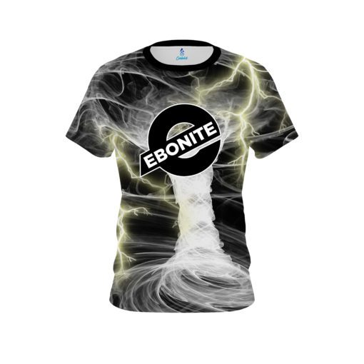 Ebonite Electrical Tornado White CoolWick Bowling Jersey