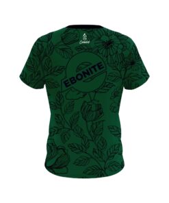 Alternative view of Ebonite Jade Flower Tattoo CoolWick Bowling Jersey