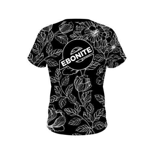 Ebonite Inverted Flower Tattoo CoolWick Bowling Jersey - Image 2