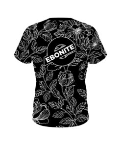 Alternative view of Ebonite Inverted Flower Tattoo CoolWick Bowling Jersey