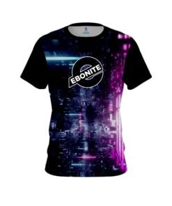 Ebonite Futuristic Neon Waves CoolWick Bowling Jersey
