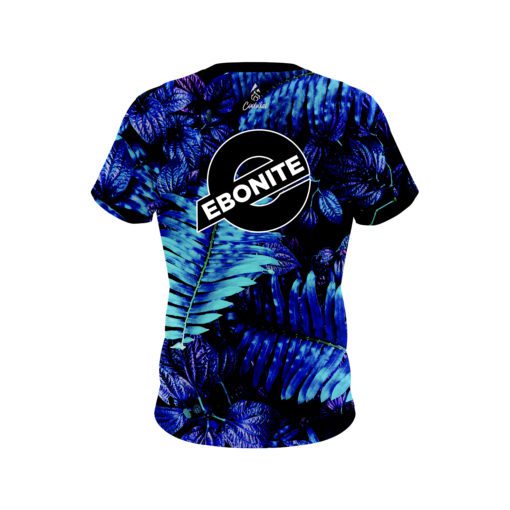 Ebonite Neon Palm Leaves CoolWick Bowling Jersey - Image 2