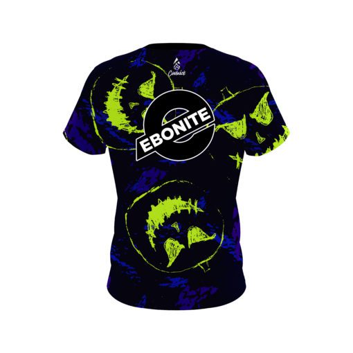 Ebonite Sketchy Jack O' Lantern CoolWick Bowling Jersey - Image 2