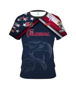 900 Global Ben Brindle Faded Eagle CoolWick Bowling Jersey