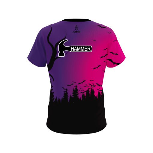 Hammer Batty Sunset CoolWick Bowling Jersey - Image 2