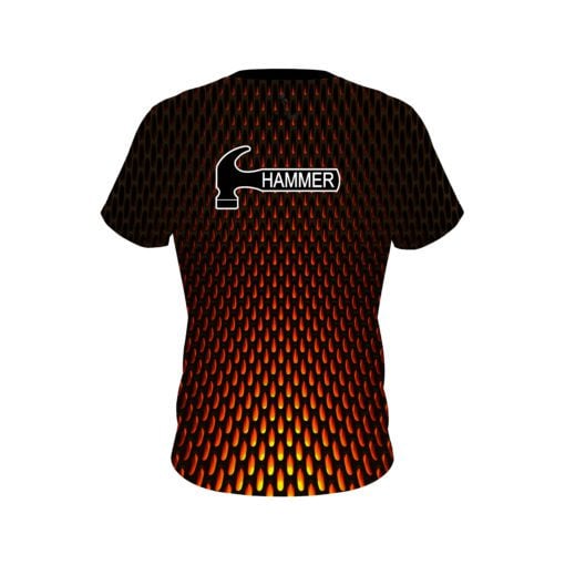 Hammer Fire Mesh CoolWick Bowling Jersey - Image 2